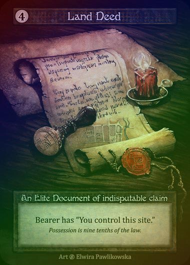 【FOIL】[Artifact] Land Deed [beta-Elite]